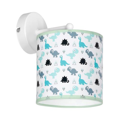 Dino White And Blue Wall Light MLP4950
