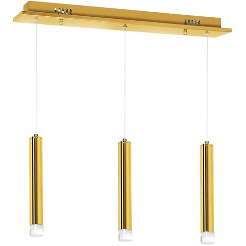 Goldie LED Three Light Ceiling Pendant ML5714