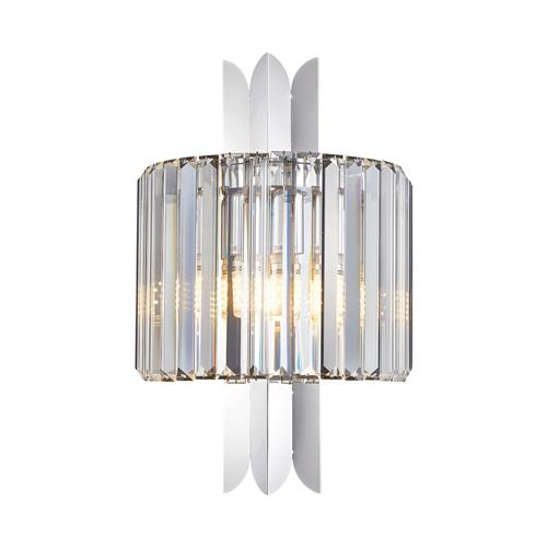 Margot Chrome And Crystal Wall Light ML0412