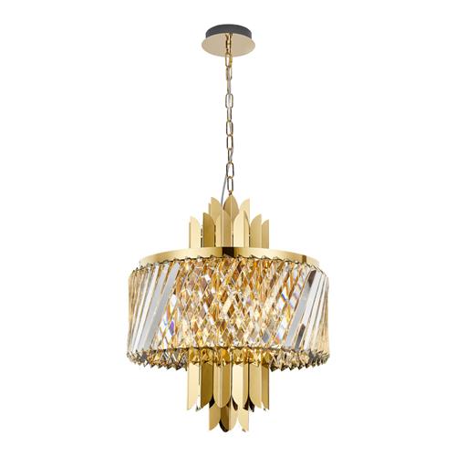 Margot Gold (Colour) Crystal Six Light Ceiling Pendant ML0407