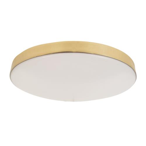 Maya IP44 LED Gold Coloured Bathroom Flush Ceiling Light ML7790