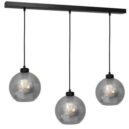 Sofia Triple Matt Black Pendant Bars | The Lighting Superstore