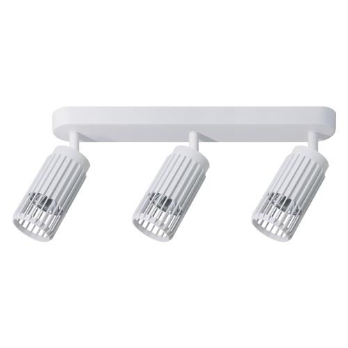 Vertical White Three Light Ceiling Spot ML0306