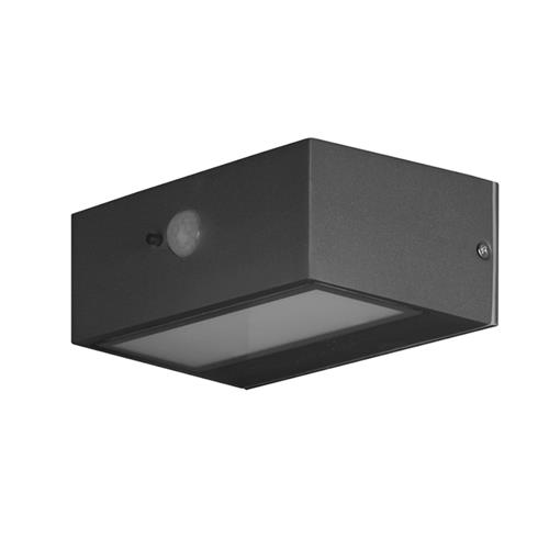 Top Urban Grey LED IP44 Solar Outdoor Wall Light PX-0171-ANT