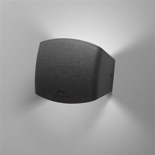 Abram 150 Black IP55 Bulkhead CCT LED Wall Light ABRAM150BL