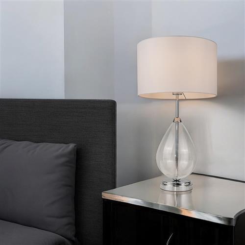 Catarina Polished Chrome Table Lamp LS23101CHTL