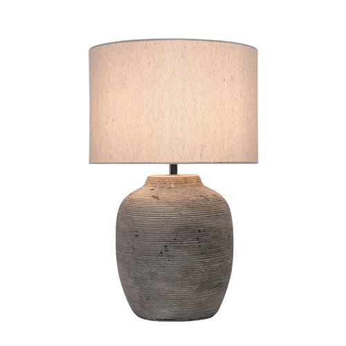 Darunia Grey Stone Table Lamp with Shade LS24301TL