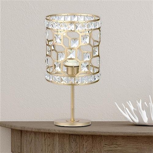 Ansbach Champagne Gold Finish Crystal Table Lamp LS2401CGTL