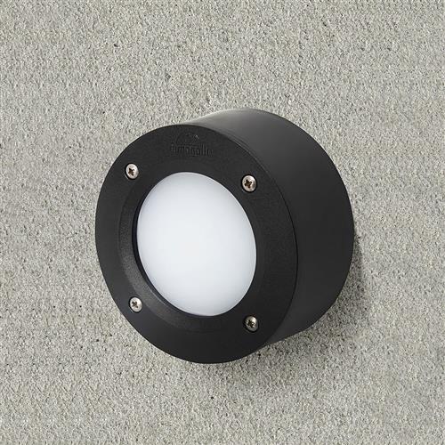 EXTRALETI 100 Round Black IP66 Wall Light EXTRALETI100RDBL