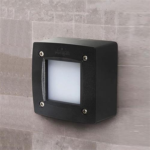 EXTRALETI 100 Square Black IP66 Wall Light EXTRALETI100SQBL