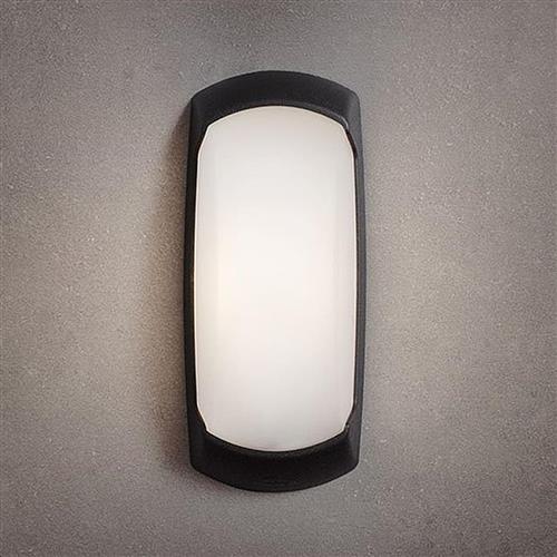 Francy Opal Black IP66 Outdoor Wall Light FRANCYBLOP/E27