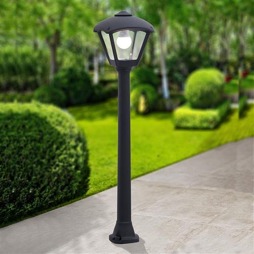 Giaffa Dario Black IP55 CCT LED Post Light GIAFFA/DARIOBL