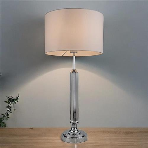 Irithyll Polished Chrome Crystal Table Lamp LS23301CHTL