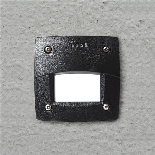 Leti 100 Square Eyelid Black IP66 Recessed Light LETI100SQELBL