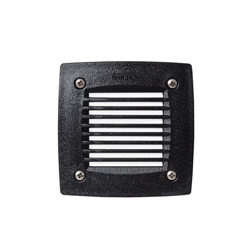 Leti 100 Square Grill Black Recessed IP66 Wall Light LETI100SQGRBL