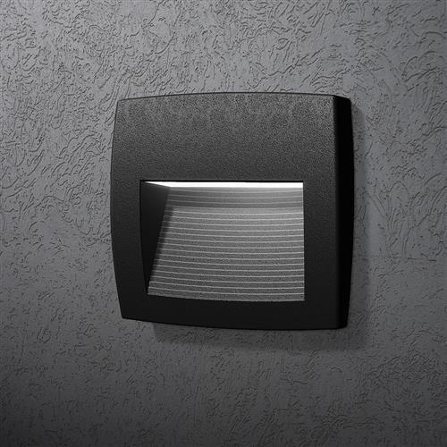 Lorenza 150 Black IP55 CCT LED Wall Light LORENZA150BL