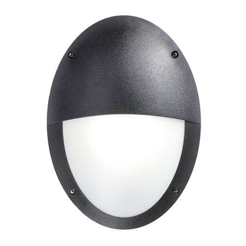 Maddi Vertical Eyelid Black IP66 Wall Light MADDIVEBL/E27