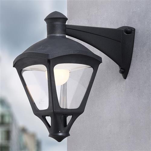 Midipilar Sergio Black IP55 Outdoor Wall Light MIDIPILAR/SERGIOBL