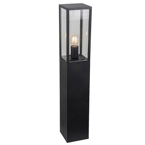 Vasu 800mm IP44 Black Bollard Light LS398800BL