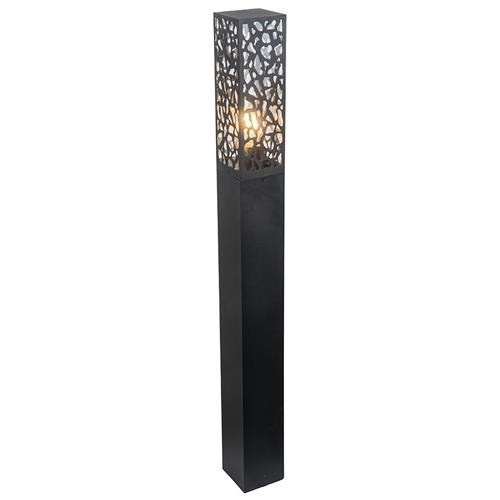 Zant 1000mm Black IP44 Bollard Light LS3991000BL