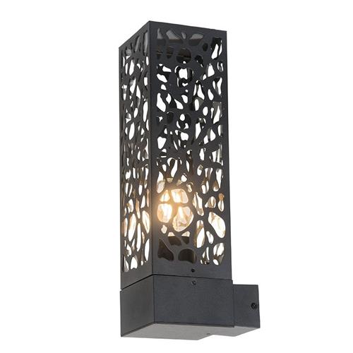 Zant IP44 Black Outdoor Wall Light LS39901WLBL