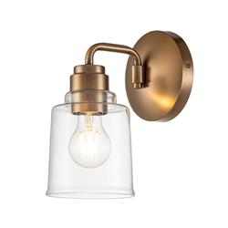 Aivian Weathered Brass Single Wall light KL-AIVIAN1-WBR