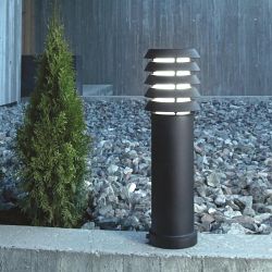 Alta IP65 Outdoor Bollard Black Finish ALTA-M-E27-BLK