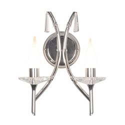 Brightwell Nickel Wall light BR2 NICKEL