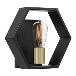 Bismarck Earth Black Single Wall Light QZ-BISMARCK1-EK