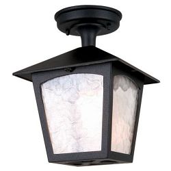 York IP23 Outdoor Porch Lantern Black BL6A-BLACK