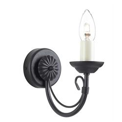 Chartwell Single Black Wall Light CH1-Black