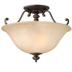 Dunhill Bronze Semi-Flush Double Ceiling Light HK-DUNHILL-SF