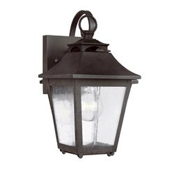 Galena IP44 Sable Small Outdoor Wall Light FE-GALENA2-S-SBL