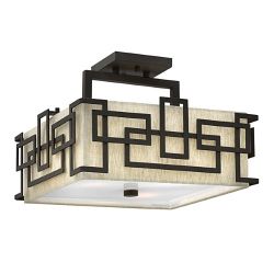 Lanza Semi-Flush Triple Ceiling Light HK-LANZA-SF