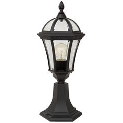 Ledbury IP44 Black Finish Pedestal Lantern GZH-LB3