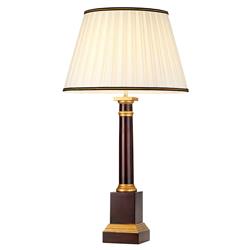 Louviers Oxblood And Gold Table Lamp DL-LOUVIERS-TL