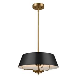 Luella Pendant or Semi-Flush Three Light Ceiling Fittings