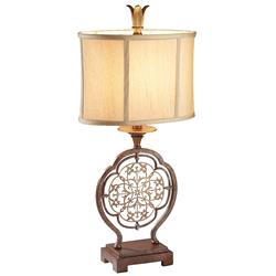 Marcella Bronze And Gold Coloured Table Lamp FE-MARCELLA-TL