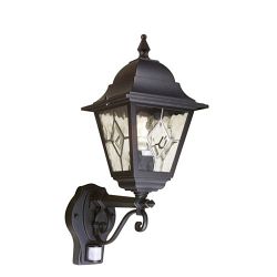 Norfolk IP44 Outdoor PIR Wall Light NR1-PIR Black