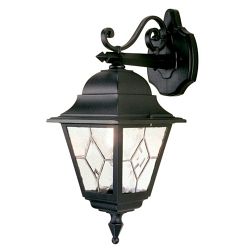 Norfolk IP43 Outdoor Wall Light NR2-BLK