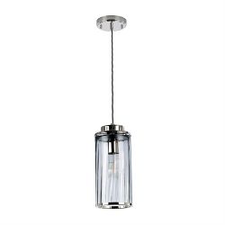 Polished Nickel Pendant Ceiling Light RENO-P-SMOKE