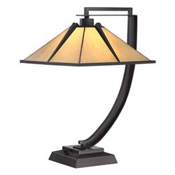 Pomeroy Western Bronze Tiffany Table Lamp QZ-POMEROY-TL