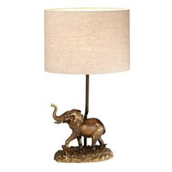 Sabi Bronze Patina Elephant Table Lamp DL-SABI-TL