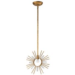 Sun King Gold Leaf Ceiling Pendant GN-SUN-KING-P-G