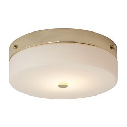 Tamar Large LED Bathroom IP44 Flush Light TAMAR-F-L-PG