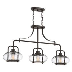 Trilogy Olde Bronze Three Light Pendant QZ-TRILOGY-ISLE-OZ