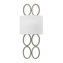 Brushed Nickel Double Wall Light HK-JULES2-BN