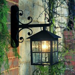 Winchester IP43 Outdoor Black Finish Wall Light BL19-BLACK