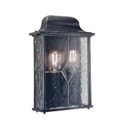 Wexford IP23 Half Lantern Black/Silver WX7