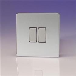 Polished Chrome Switch 1 Way XDC2S